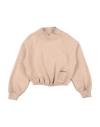 Hinnominate Toddler Girl Sweatshirt Beige Size 6 Cotton In Beige