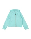 Hinnominate Babies'  Toddler Girl Sweatshirt Turquoise Size 6 Cotton In Blue