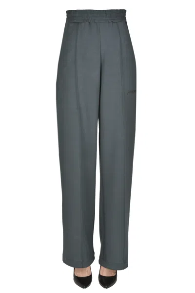 Hinnominate Wide Leg Fleece Trousers