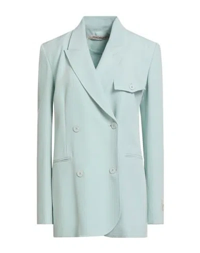 Hinnominate Woman Blazer Light Green Size M Polyester, Elastane