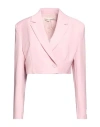 Hinnominate Woman Blazer Pink Size M Polyester, Viscose, Elastane