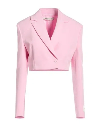 Hinnominate Woman Blazer Pink Size S Polyester, Elastane