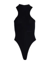 Hinnominate Woman Bodysuit Black Size Xxs Cotton, Elastane In Black