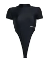 Hinnominate Woman Bodysuit Black Size S Polyamide, Elastane In Black