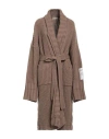 Hinnominate Woman Cardigan Camel Size Xxs Acrylic, Recycled Polyester In Beige