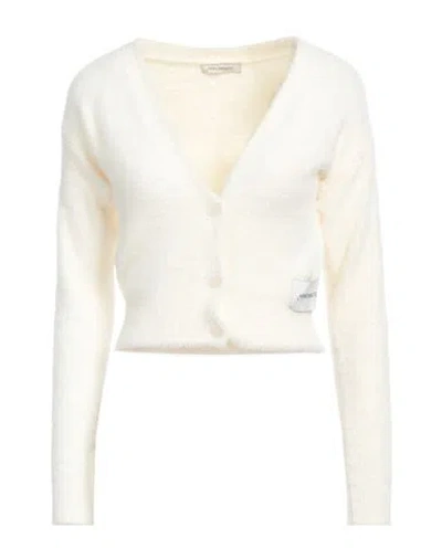 Hinnominate Woman Cardigan Cream Size Xs Polyamide In White