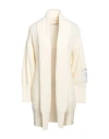 Hinnominate Woman Cardigan Ivory Size Xs Acrylic, Polyester In White