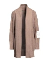 Hinnominate Woman Cardigan Khaki Size Xs Acrylic, Polyester In Beige