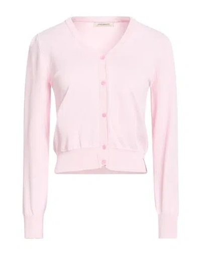 Hinnominate Woman Cardigan Pink Size S Viscose, Polyamide