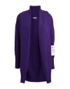 Hinnominate Woman Cardigan Purple Size Xs Acrylic, Polyester