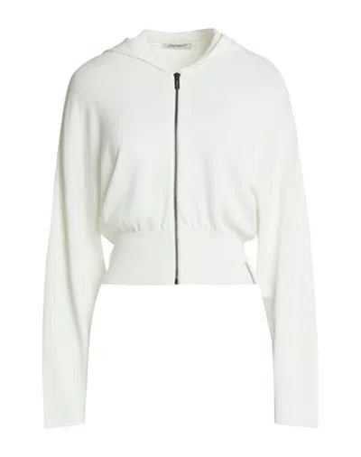 Hinnominate Woman Cardigan White Size Xxs Viscose, Polyamide