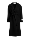 Hinnominate Woman Coat Black Size Xs Polyester, Viscose, Elastane