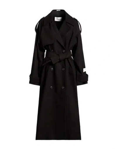 Hinnominate Woman Coat Black Size Xxs Polyester, Viscose, Elastane