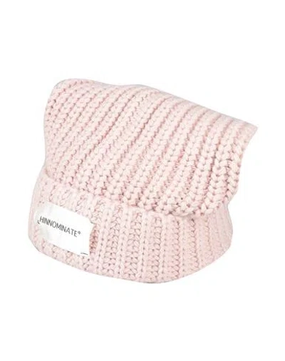 Hinnominate Woman Hat Light Pink Size Onesize Acrylic, Polyester