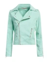 Hinnominate Woman Jacket Light Green Size Xs Cotton
