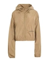 Hinnominate Woman Jacket Military Green Size M Polyamide In Brown