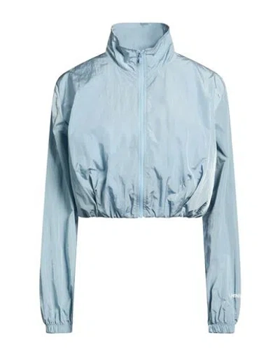 Hinnominate Woman Jacket Sky Blue Size Xs Polyamide