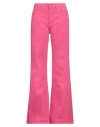 Hinnominate Woman Jeans Fuchsia Size L Cotton In Pink