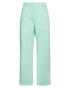 Hinnominate Woman Jeans Light Green Size L Cotton In Green