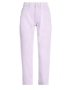 Hinnominate Woman Jeans Lilac Size M Cotton In Purple