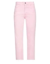 Hinnominate Woman Jeans Pink Size S Cotton