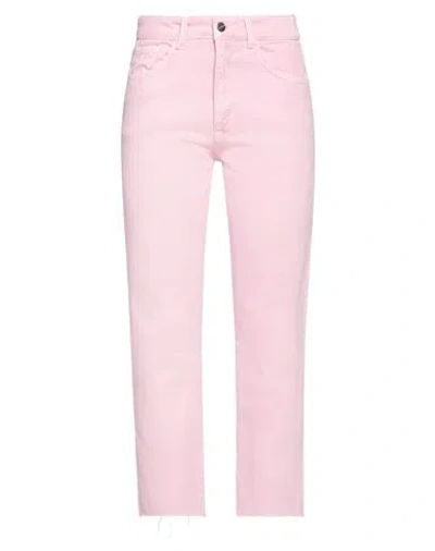Hinnominate Woman Jeans Pink Size S Cotton