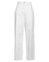 Hinnominate Woman Jeans White Size M Cotton