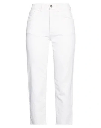 Hinnominate Woman Jeans White Size S Cotton