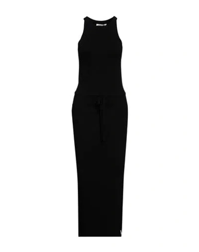 Hinnominate Woman Maxi Dress Black Size M Viscose, Polyester, Polyamide