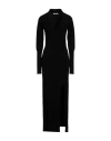 Hinnominate Woman Maxi Dress Black Size L Viscose, Polyester, Polyamide