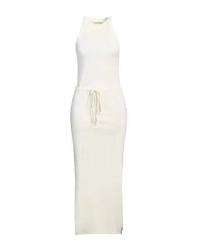 Hinnominate Woman Maxi Dress Ivory Size Xs Viscose, Polyester, Polyamide In White