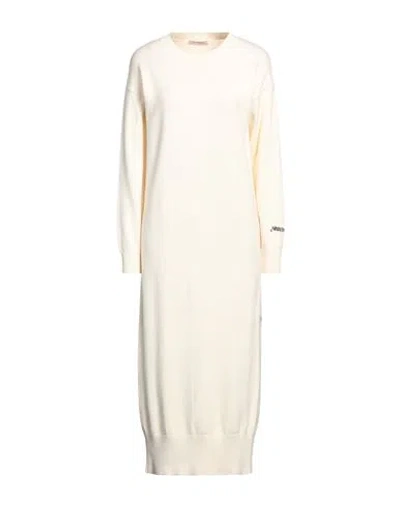Hinnominate Woman Maxi Dress Ivory Size Xxs Viscose, Polyester, Polyamide In Gray