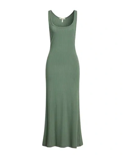 Hinnominate Woman Maxi Dress Military Green Size Xs Polyester, Viscose, Elastane
