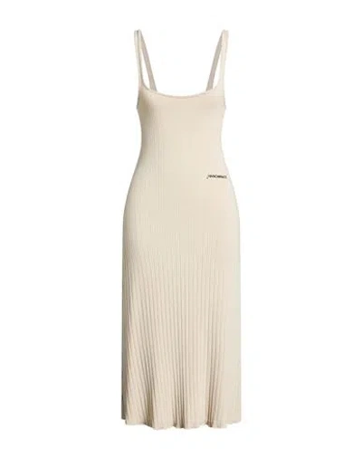 Hinnominate Woman Midi Dress Beige Size Xs Viscose, Elastane In Brown