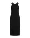 Hinnominate Woman Maxi Dress Black Size Xs Viscose, Polyester, Polyamide In Black
