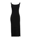 Hinnominate Woman Midi Dress Black Size S Cotton, Elastane In Black