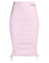 Hinnominate Woman Midi Skirt Pink Size L Cotton, Elastane