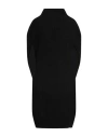 Hinnominate Woman Mini Dress Black Size L Acrylic, Viscose, Wool, Alpaca Wool In Black