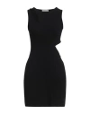 Hinnominate Woman Mini Dress Black Size M Cotton, Elastane