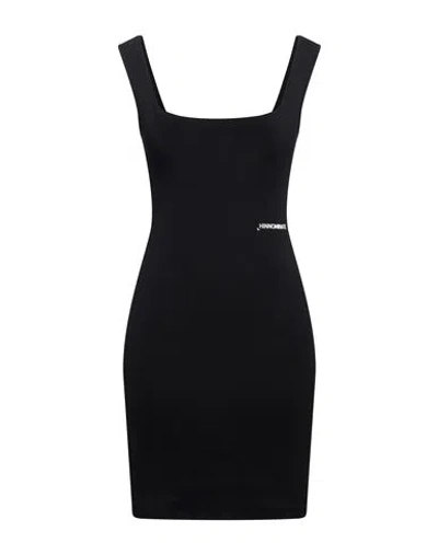 Hinnominate Woman Mini Dress Black Size S Cotton, Elastane