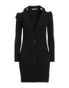 Hinnominate Woman Mini Dress Black Size Xs Viscose, Acrylic, Elastane In Black