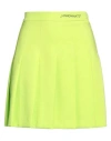 Hinnominate Woman Mini Skirt Lime Green Size S Polyester, Elastane