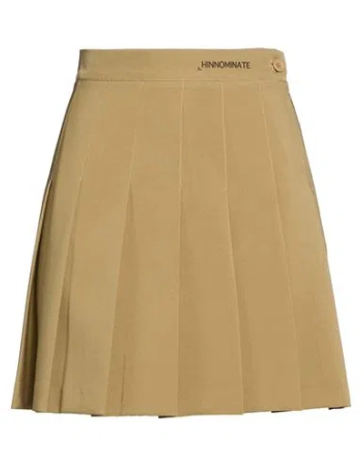 Hinnominate Woman Mini Skirt Beige Size M Polyester, Elastane In Multi