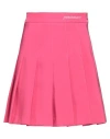 Hinnominate Woman Mini Skirt Fuchsia Size M Polyester, Elastane In Pink