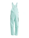 Hinnominate Woman Overalls Green Size M Cotton In Green