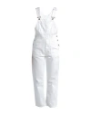 Hinnominate Woman Overalls White Size M Cotton