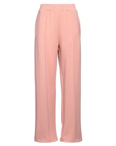 Hinnominate Woman Pants Antique Rose Size M Modal, Polyester, Elastane In Pink