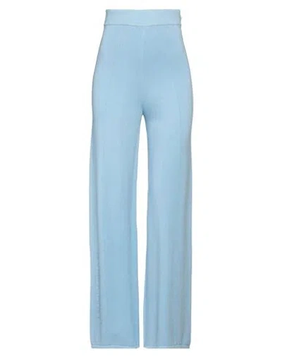 Hinnominate Woman Pants Azure Size Xs Viscose, Elastane In Blue
