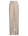 Hinnominate Woman Pants Beige Size L Polyester, Viscose, Elastane In Neutral