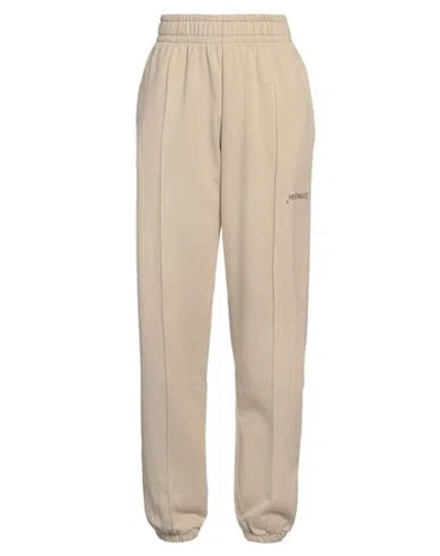 Hinnominate Woman Pants Beige Size M Cotton In Neutral